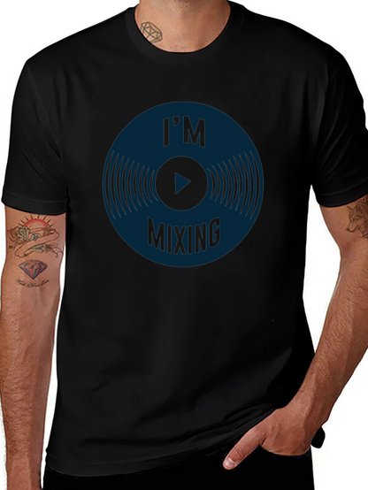 DJ Mixing Vinyl Record T-Shirt