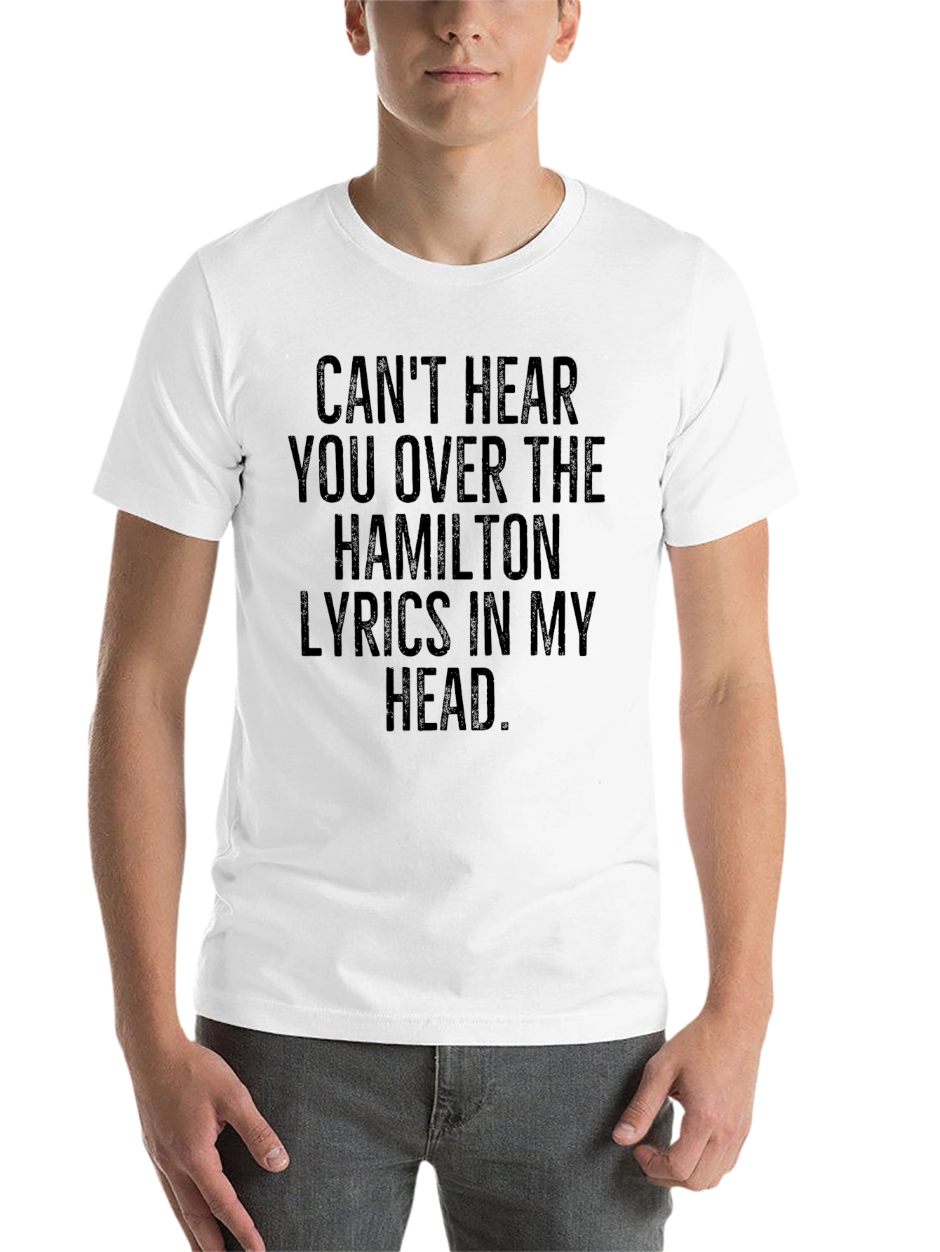 Hamilton Lyrics Tee - Black T-Shirt