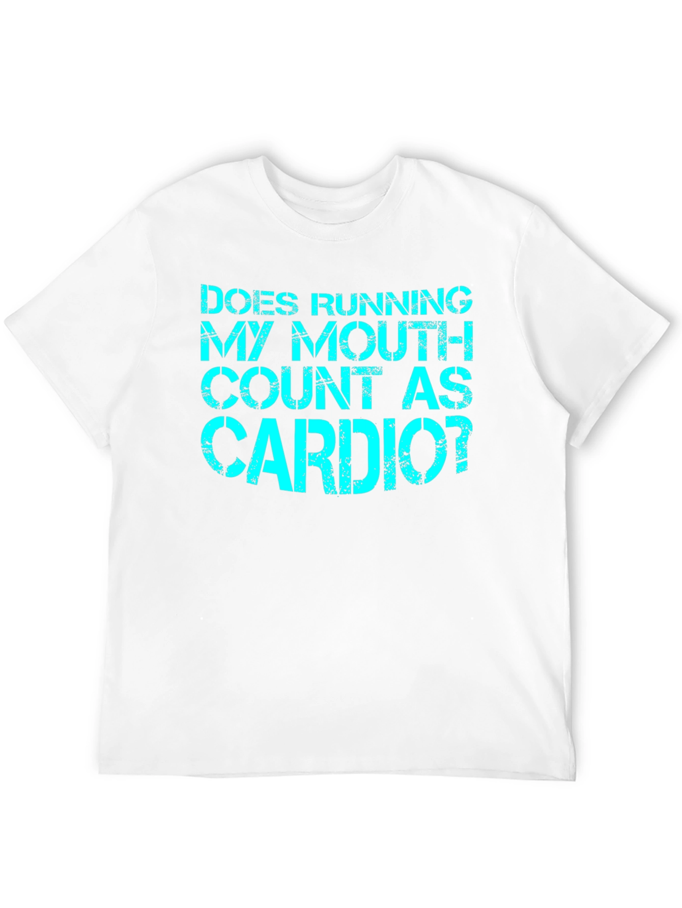 Funny Cardio T-Shirt - Running My Mouth