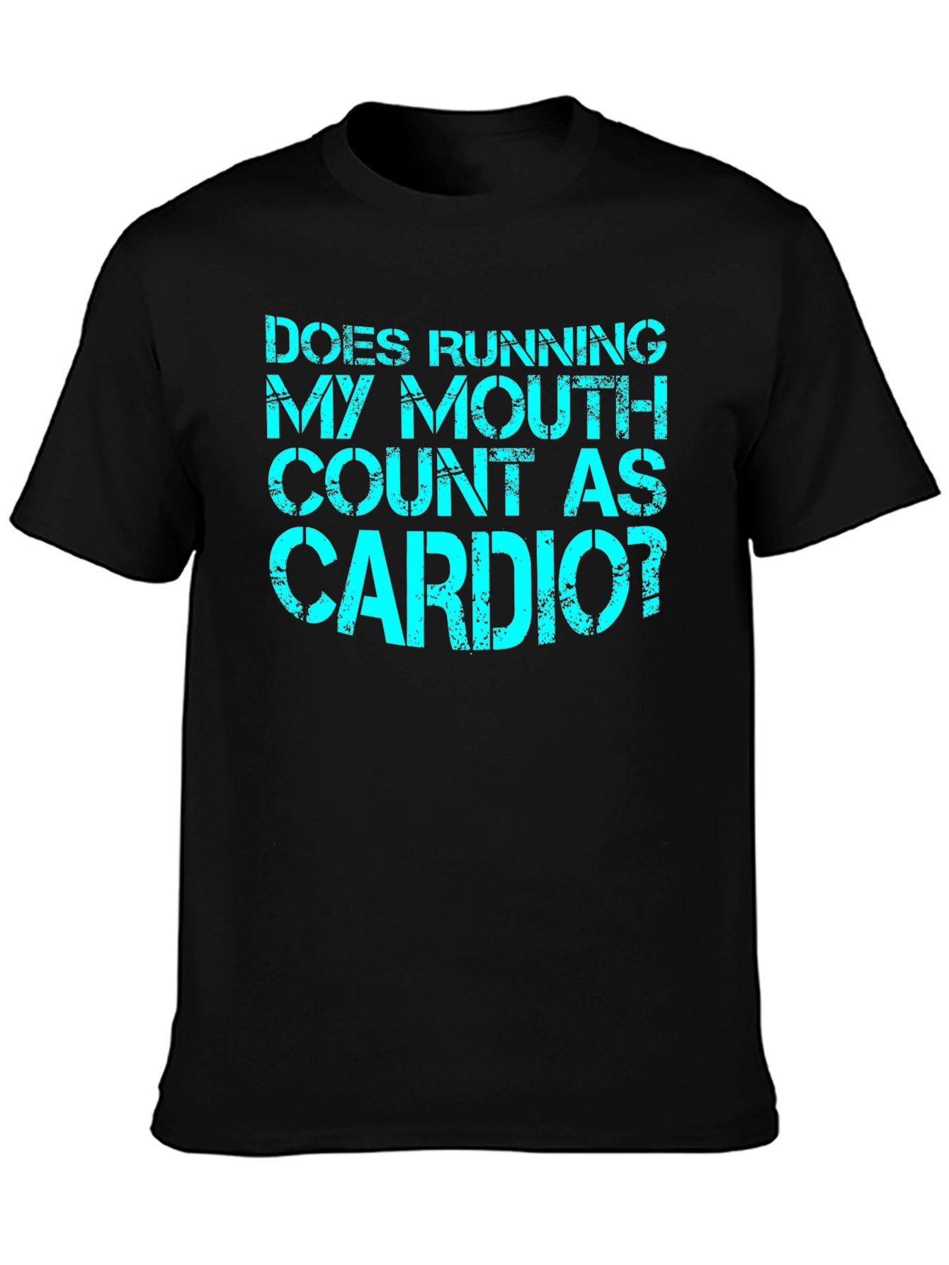 Funny Cardio T-Shirt - Running My Mouth