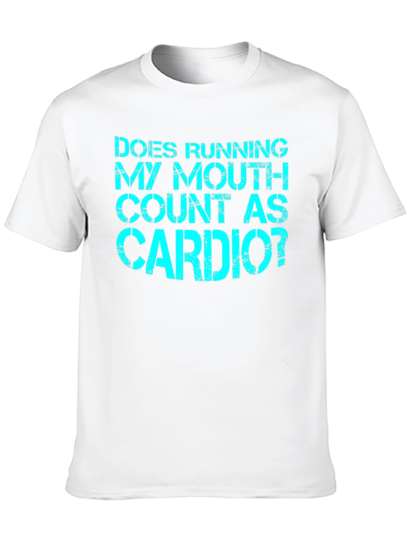 Funny Cardio T-Shirt - Running My Mouth