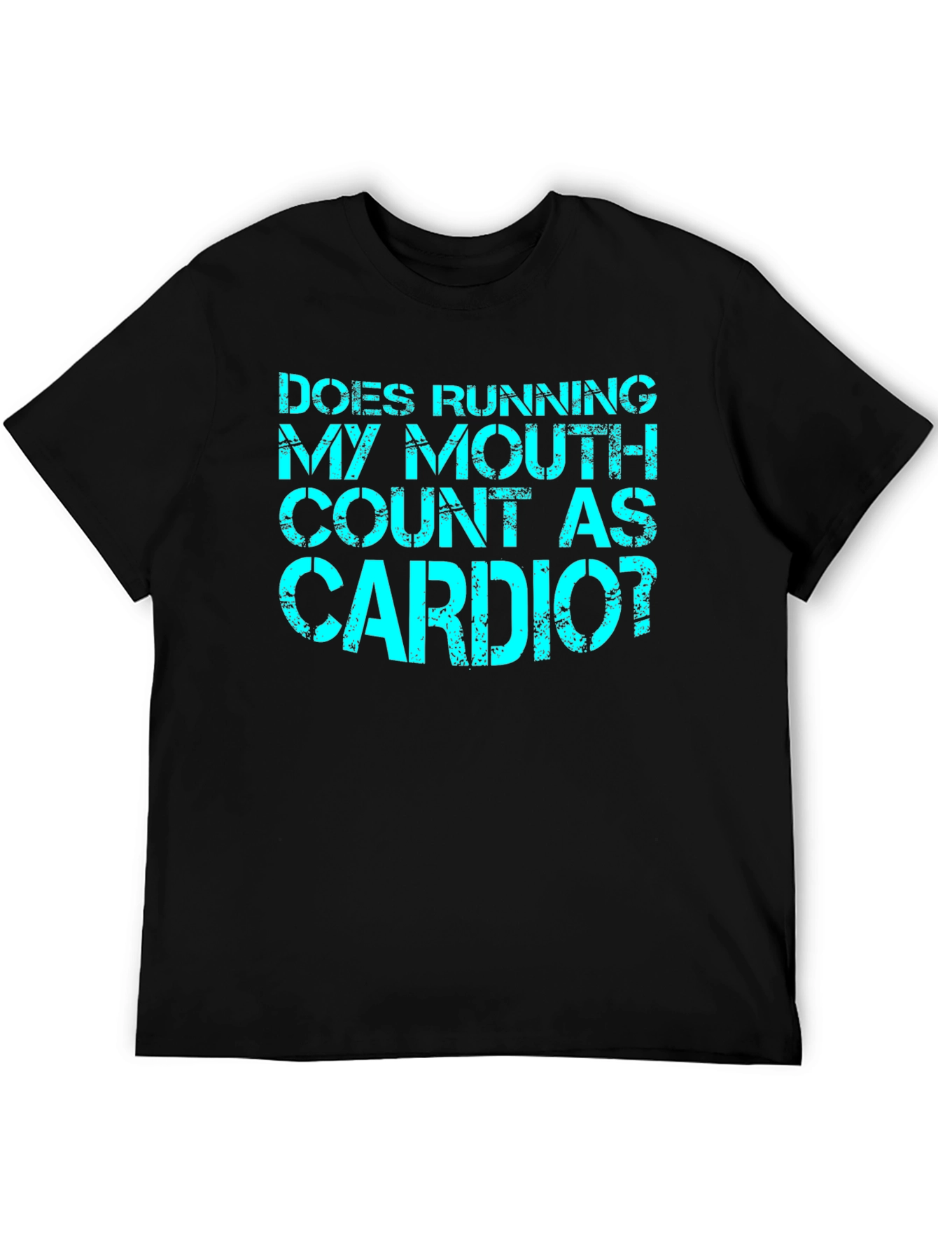 Funny Cardio T-Shirt - Running My Mouth