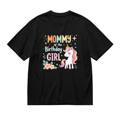 Mommy Of The Birthday Girl Unicorn Party T-Shirt