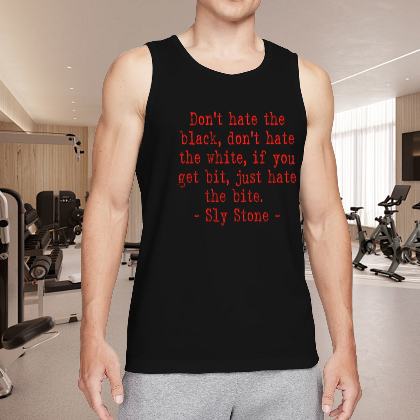 Sly Stone Classic Equal Rights Quote Tank Top