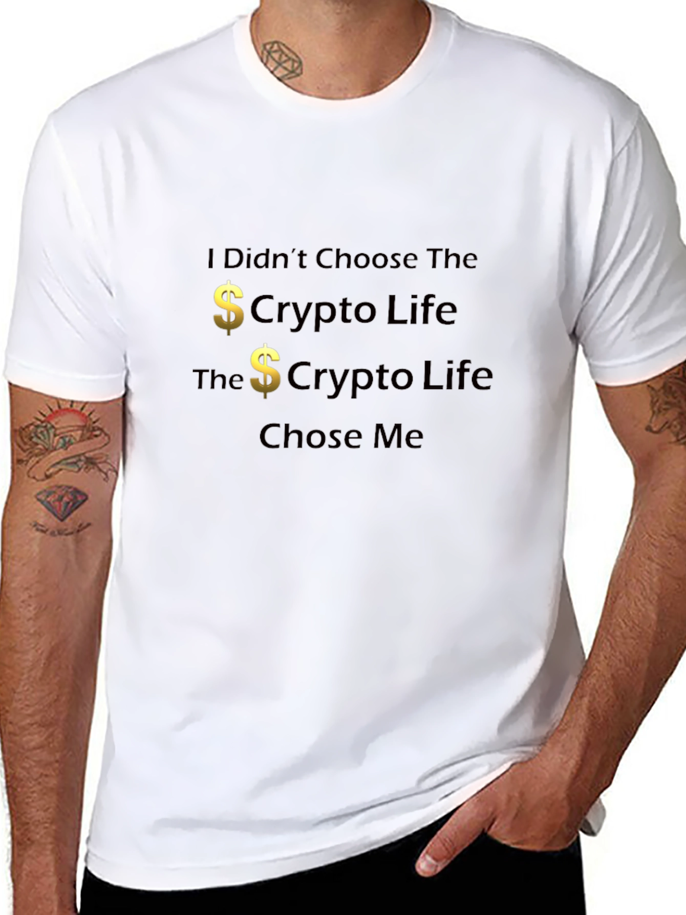 Crypto Life Black T-Shirt