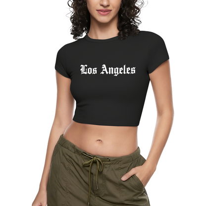 Cute Leopard Bow Bear Hot Pink Sweet Crop Top