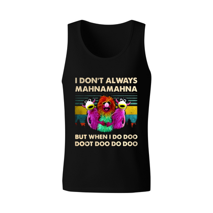 Vintage Mahna Mahna Muppet Retro Funny Graphic Men Sleeveless Tee