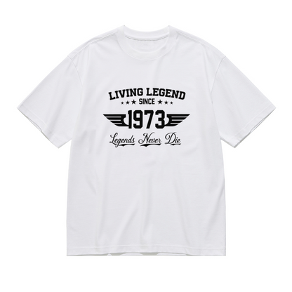 Living Legend Since 1973 Vintage Wing Graphic Plus Size Women Printed T-Shirt
