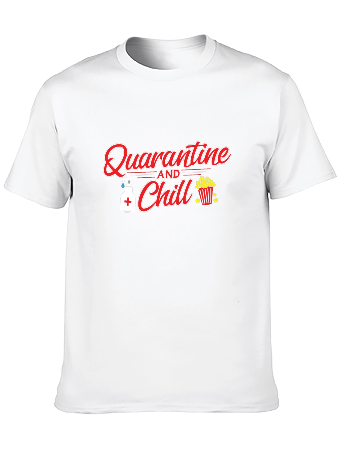 Quarantine and Chill T-Shirt - Black