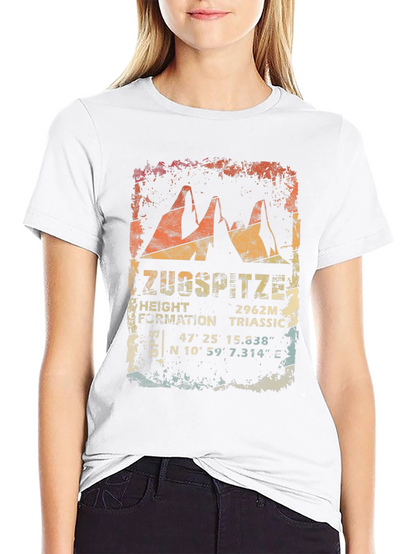 Zugspitze Mountain Graphic Tee - Triassic Formation