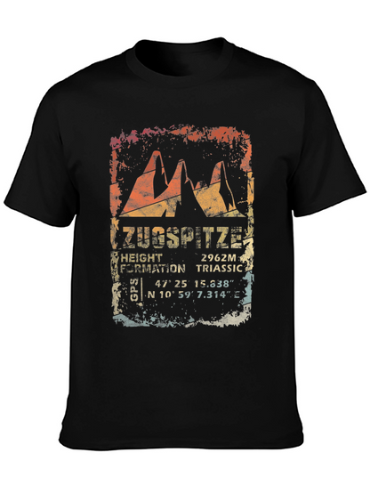 Zugspitze Mountain Graphic Tee - Triassic Formation