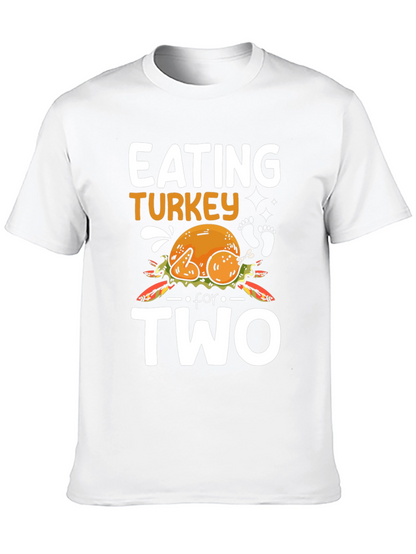 Eating Turkey For Two Thanksgiving Pregnancy T-Shirt