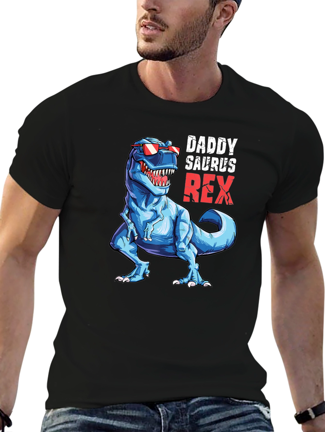 Daddy Saurus Rex T-Shirt