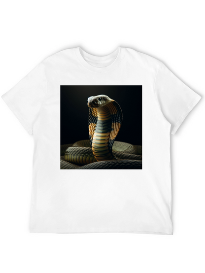 Cobra Graphic Tee - Cool Snake Print Shirt