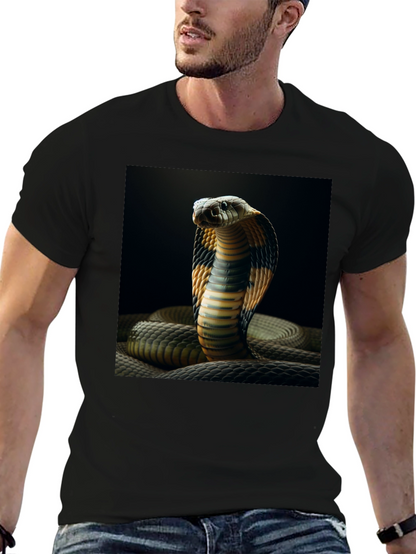 Cobra Graphic Tee - Cool Snake Print Shirt