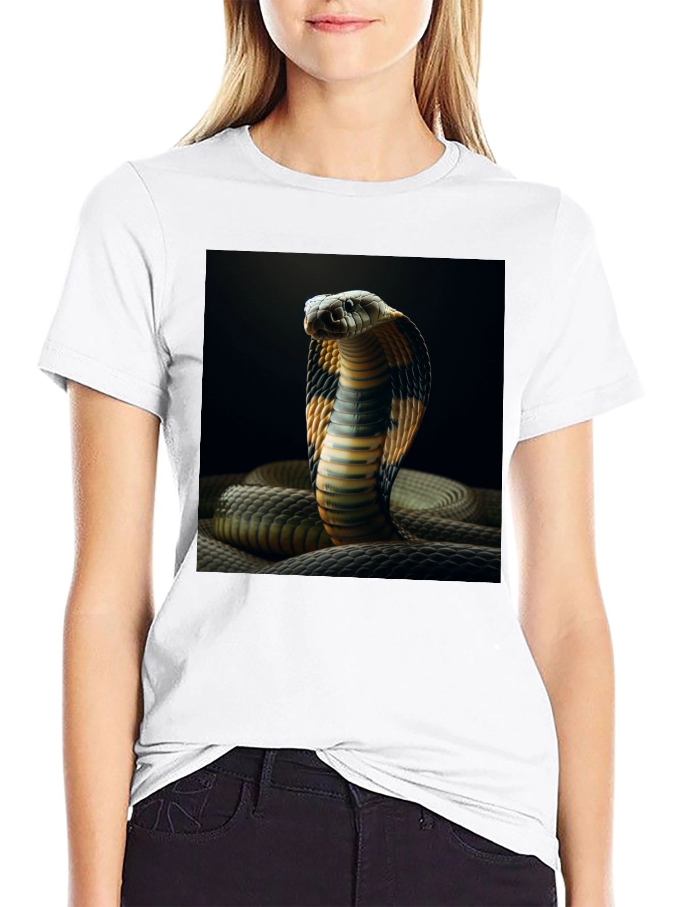 Cobra Graphic Tee - Cool Snake Print Shirt