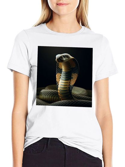 Cobra Graphic Tee - Cool Snake Print Shirt