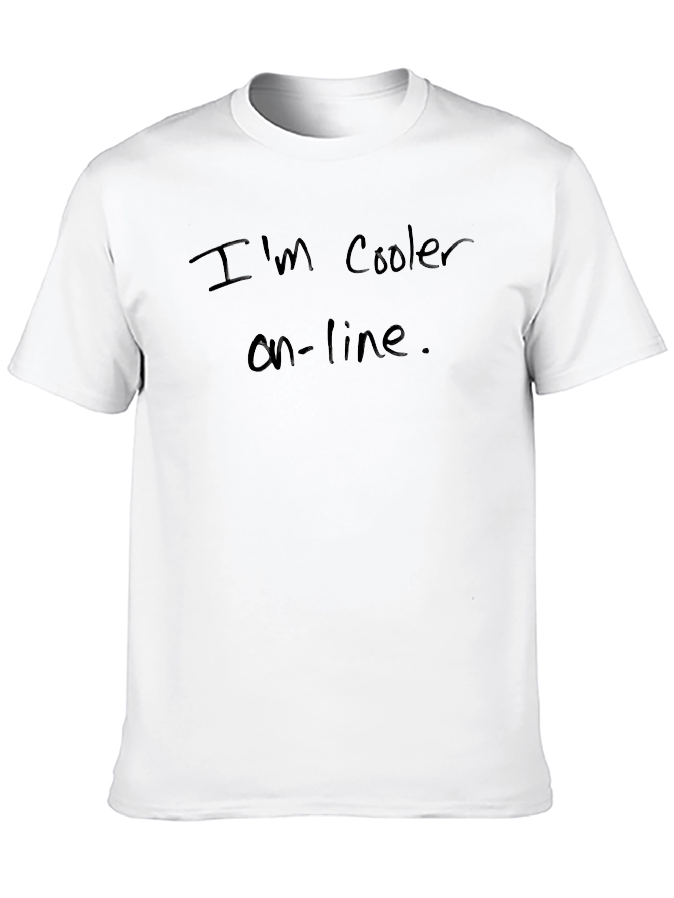 Im Cooler On-Line Black T-Shirt