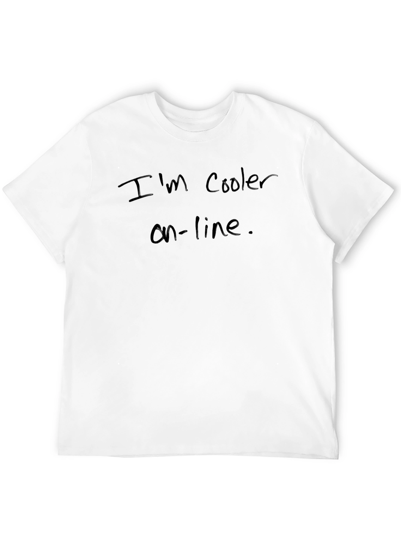 Im Cooler On-Line Black T-Shirt