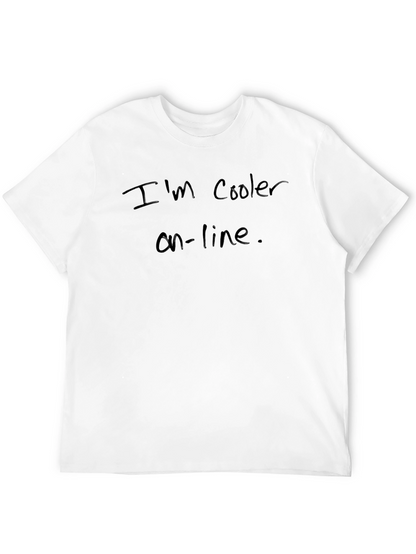 Im Cooler On-Line Black T-Shirt