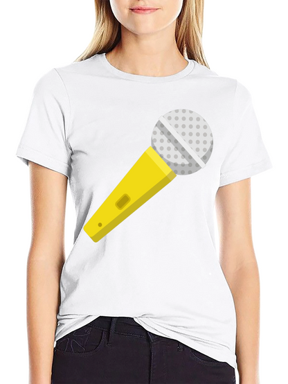 Microphone Graphic T-Shirt - Singer Karaoke Ready