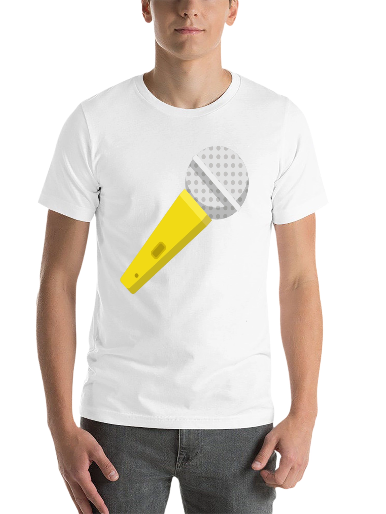Microphone Graphic T-Shirt - Singer Karaoke Ready