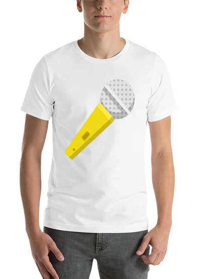 Microphone Graphic T-Shirt - Singer Karaoke Ready