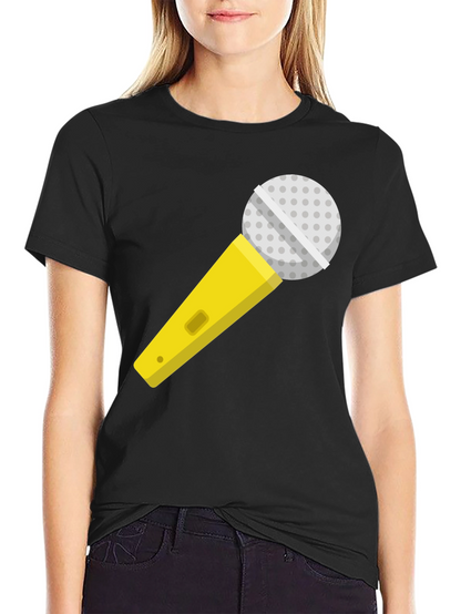 Microphone Graphic T-Shirt - Singer Karaoke Ready