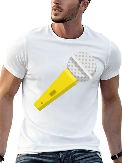Microphone Graphic T-Shirt - Singer Karaoke Ready