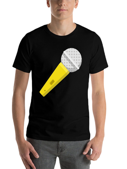 Microphone Graphic T-Shirt - Singer Karaoke Ready