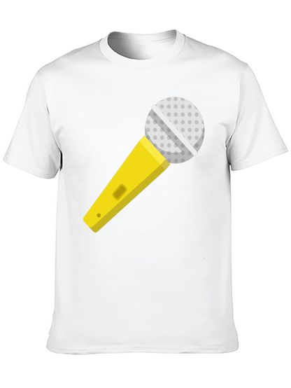 Microphone Graphic T-Shirt - Singer Karaoke Ready