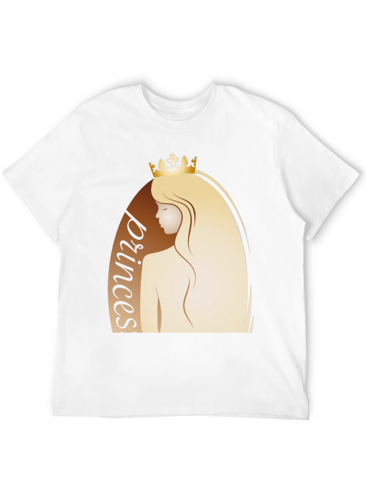 Princess Graphic Tee - Black Cotton T-Shirt