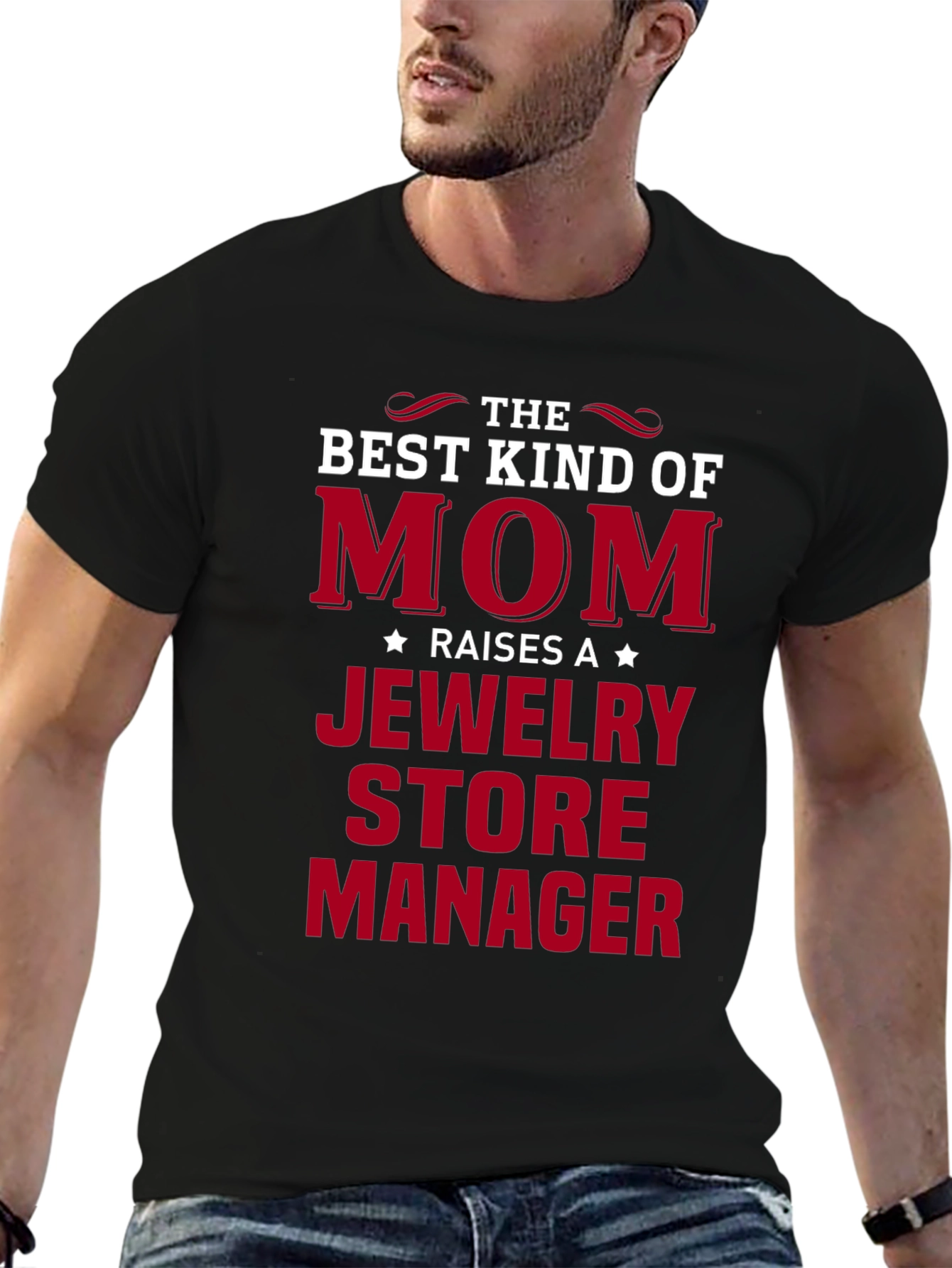 Mom Jewelry Store Manager Graphic T-Shirt