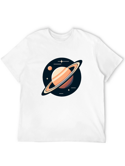 Saturn Graphic Black Tee