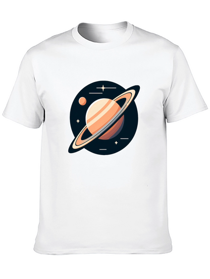 Saturn Graphic Black Tee