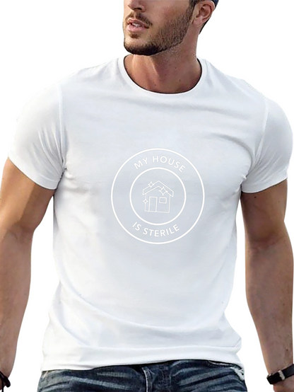 My House Is Sterile Graphic Tee - Black