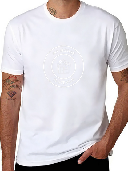 My House Is Sterile Graphic Tee - Black