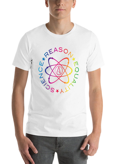 Science Reason Equality Rainbow Atheist T-Shirt