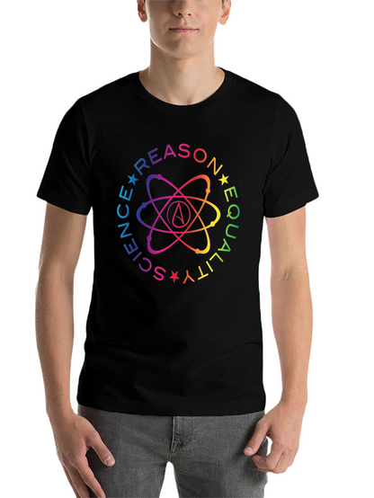 Science Reason Equality Rainbow Atheist T-Shirt