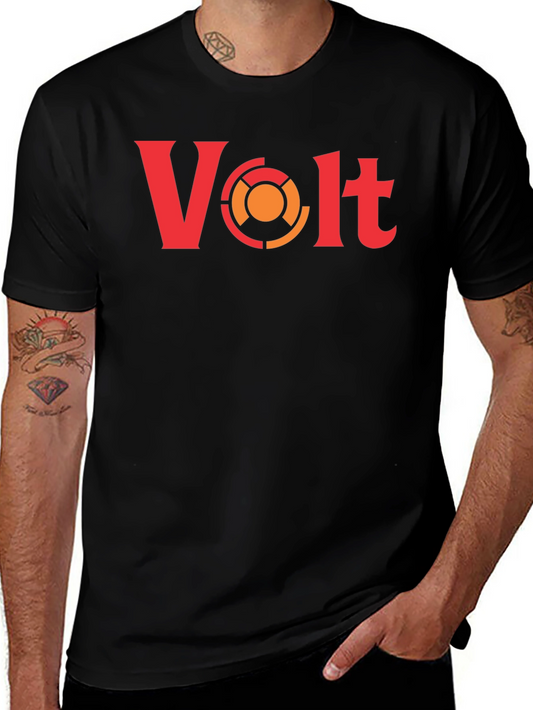 Volt Graphic Tee - Black Short Sleeve Crew Neck