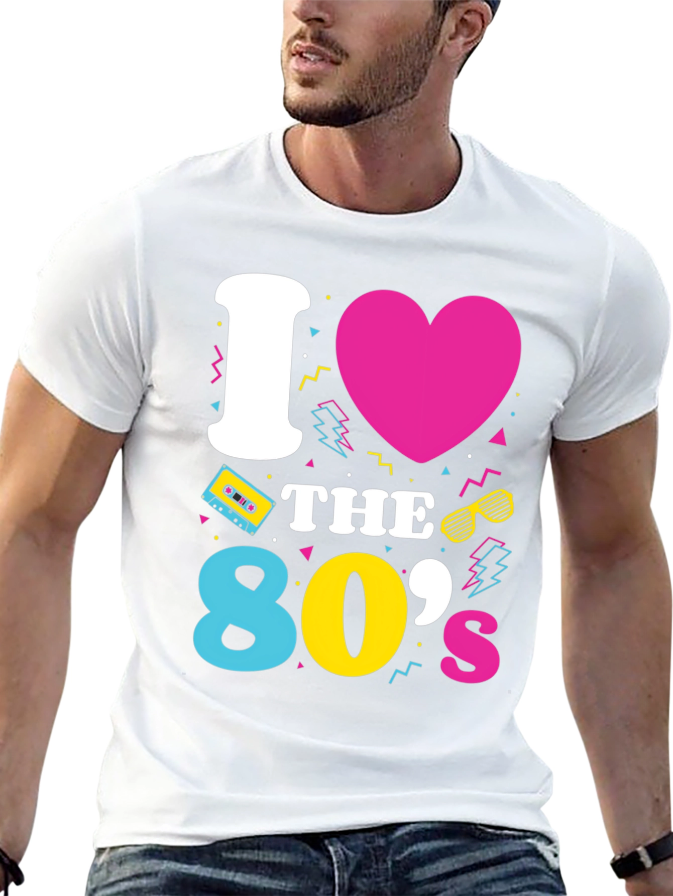 I Love the 80s T-Shirt Retro Design