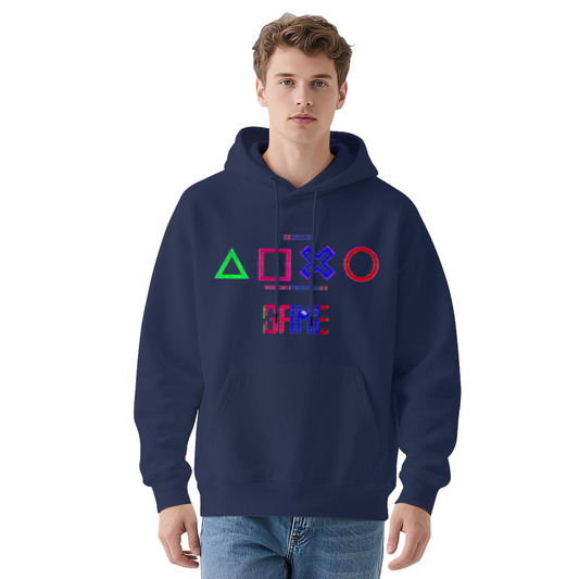 Minimal Blessed Box Faith Graphic Hoodie, Comfort Daily Pullover
