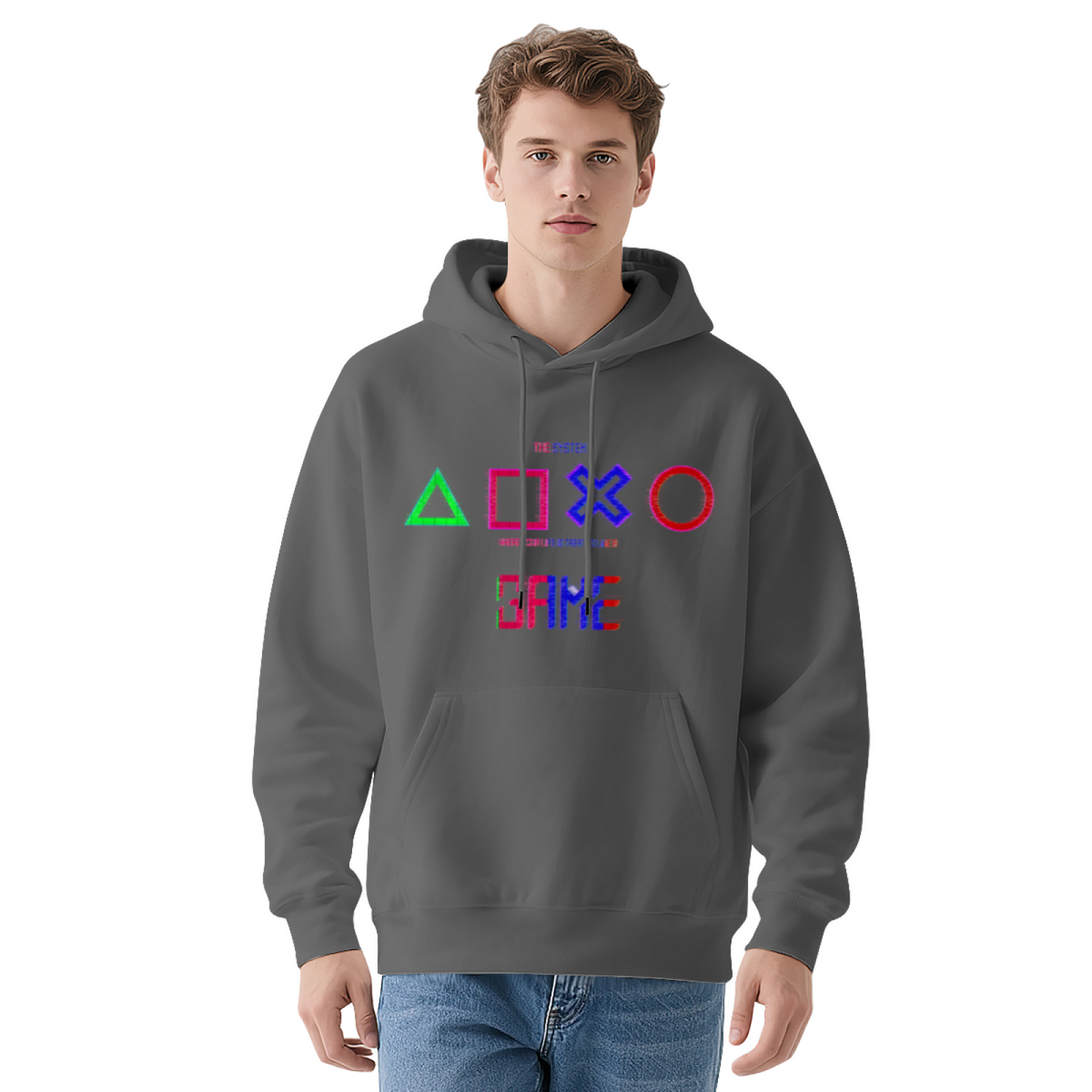 Minimal Blessed Box Faith Graphic Hoodie, Comfort Daily Pullover