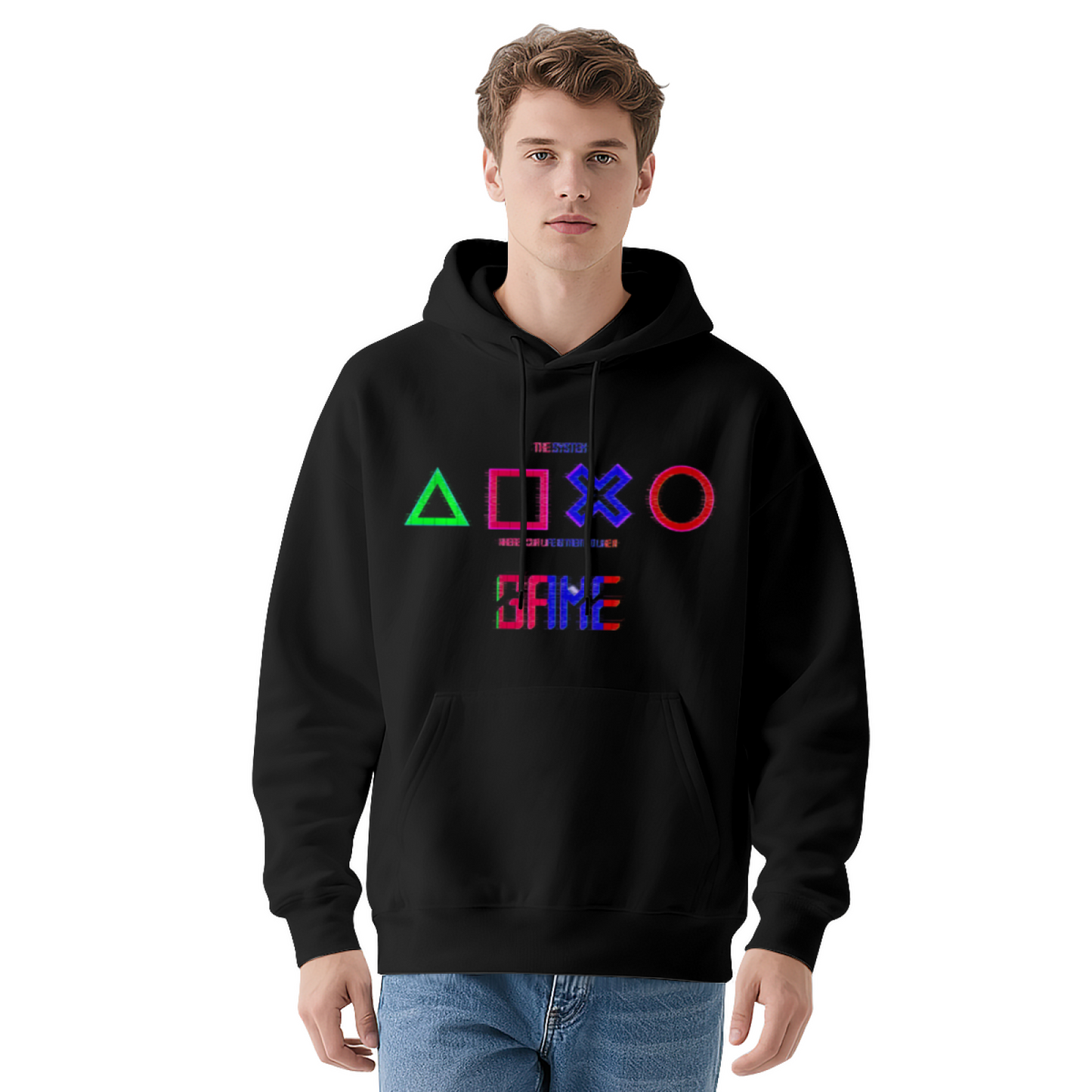 Minimal Blessed Box Faith Graphic Hoodie, Comfort Daily Pullover