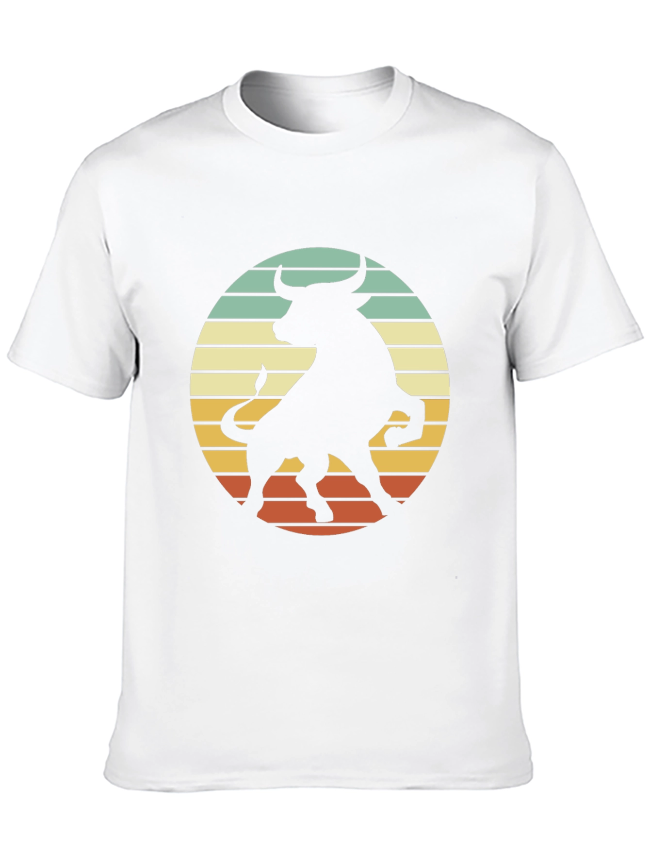 Retro Bull Silhouette Graphic Tee