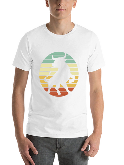 Retro Bull Silhouette Graphic Tee