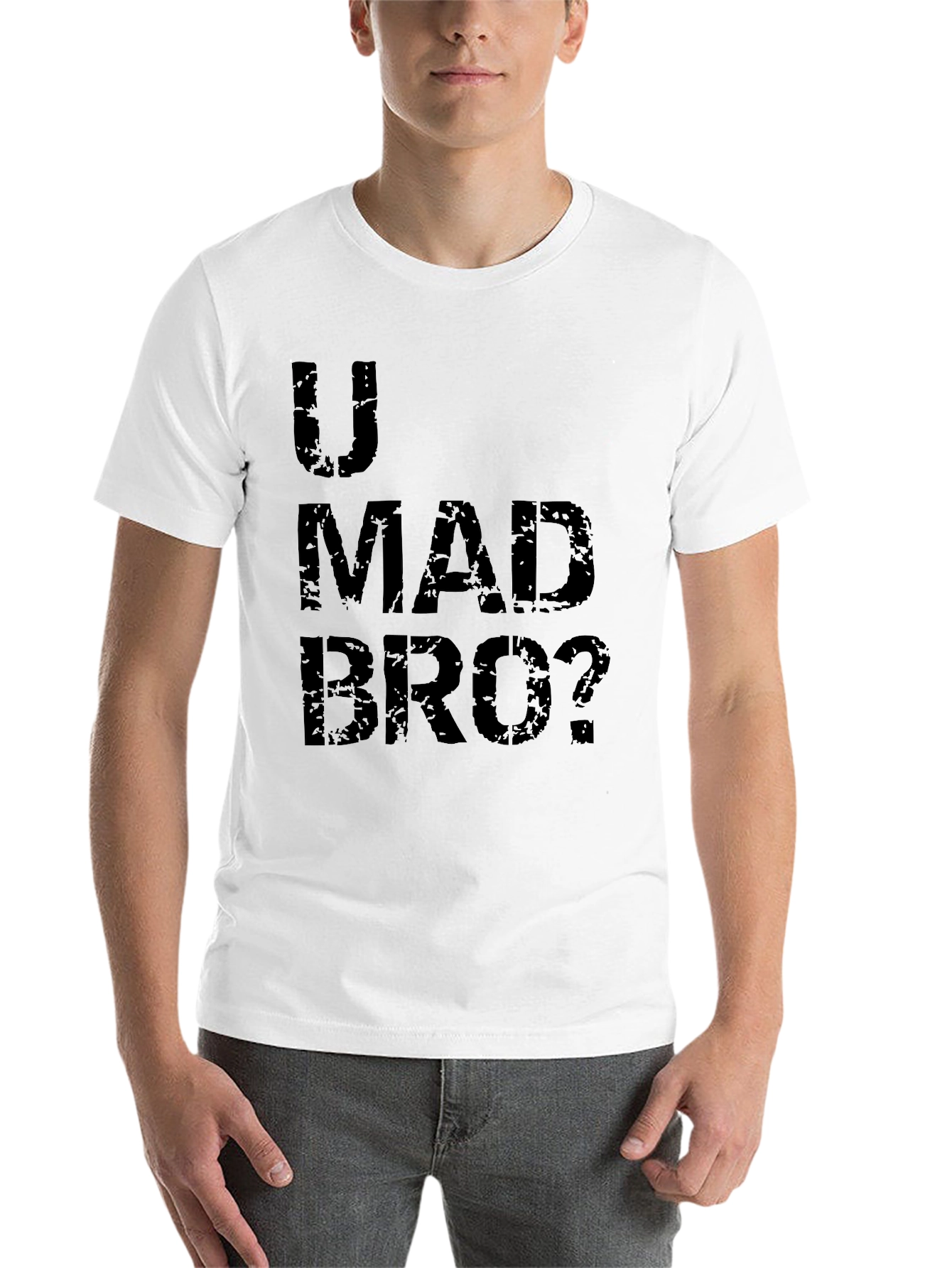 U Mad Bro? Graphic T-Shirt - Black