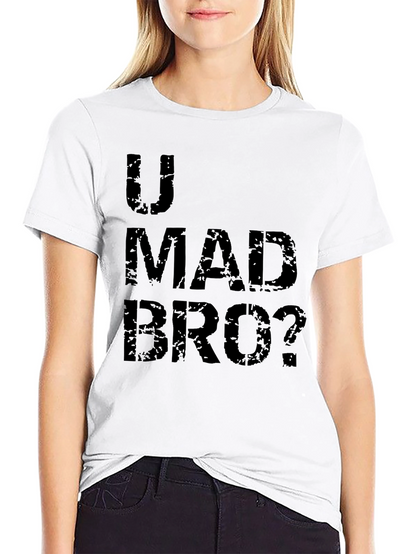 U Mad Bro? Graphic T-Shirt - Black