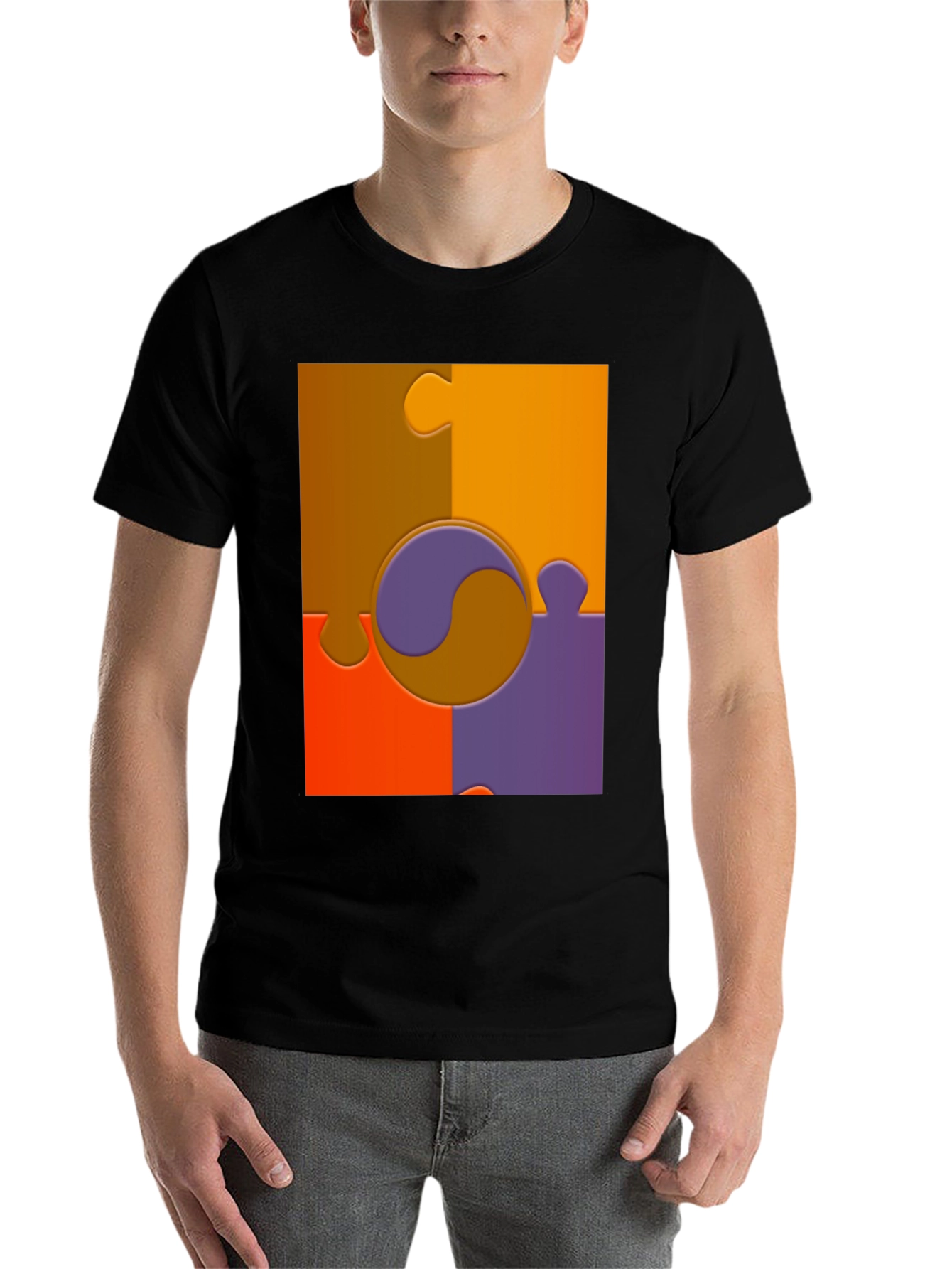 Puzzle Piece Graphic Tee