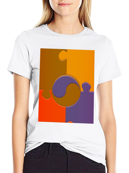 Puzzle Piece Graphic Tee